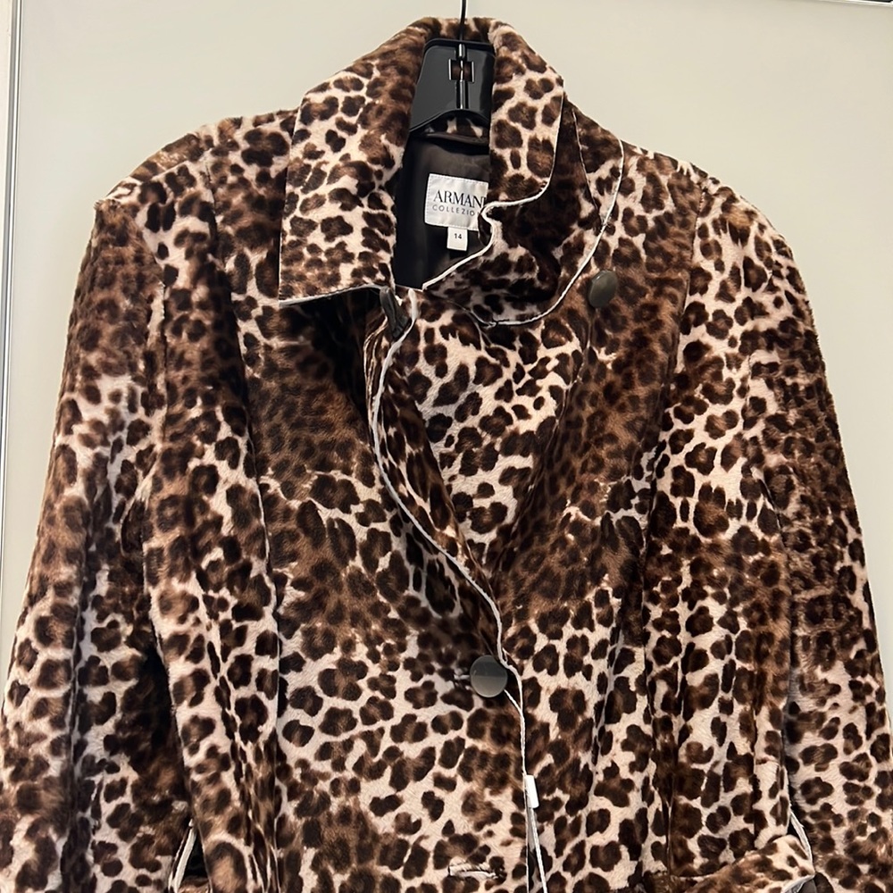 Armani shearling coat